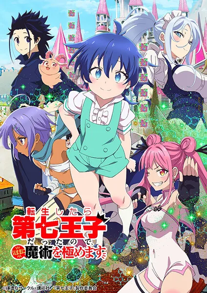 Tensei shitara Dainana Ouji Datta node, Kimama ni Majutsu wo Kiwamemasu - Anizm.TV